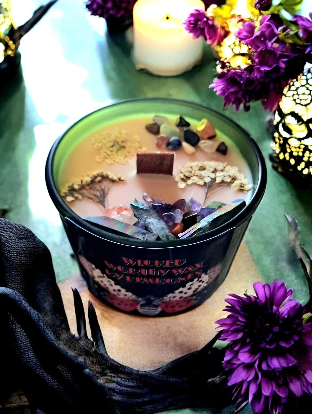 Hand Crafted , Wicked Worthy Wax, Hope, Checkmate  4 oz candle